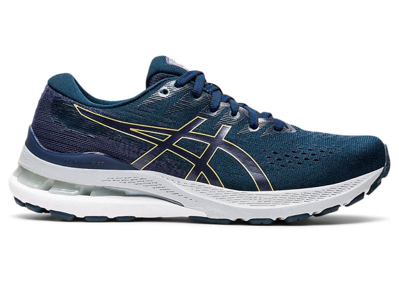 Dámské Běžecké Boty Asics GEL-KAYANO 28 Wide Tmavě Blankyt 76508JPAU